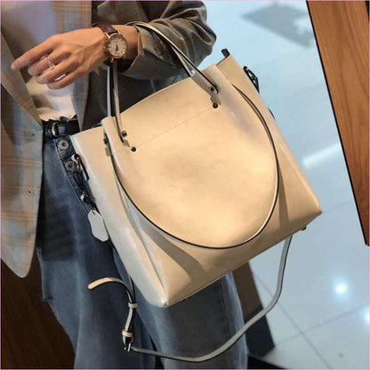 Ladies Genuine Leather Large Capacity Shoulder Bag