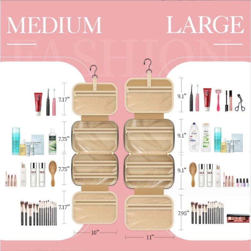 Ladies Portable Travel Toiletry Bag with Hook