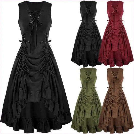Ladies Renaissance Steampunk Style Dress Design