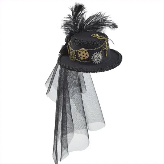 Ladies Steampunk Billycock Hat Steampunk Billycock Black