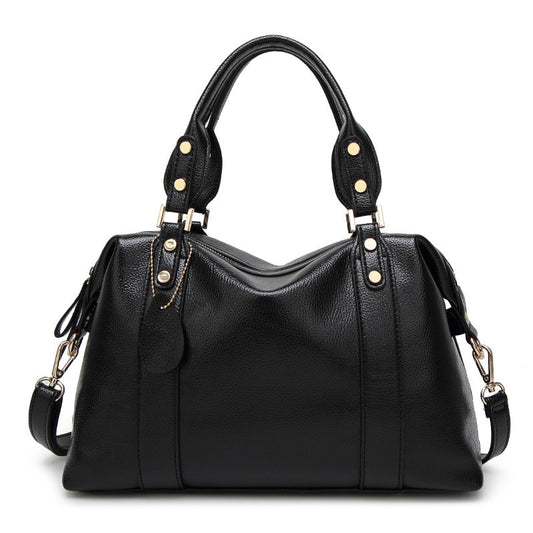 Black Pleasures and Sins large capacity ladies handbag with stylish design and comfortable handles