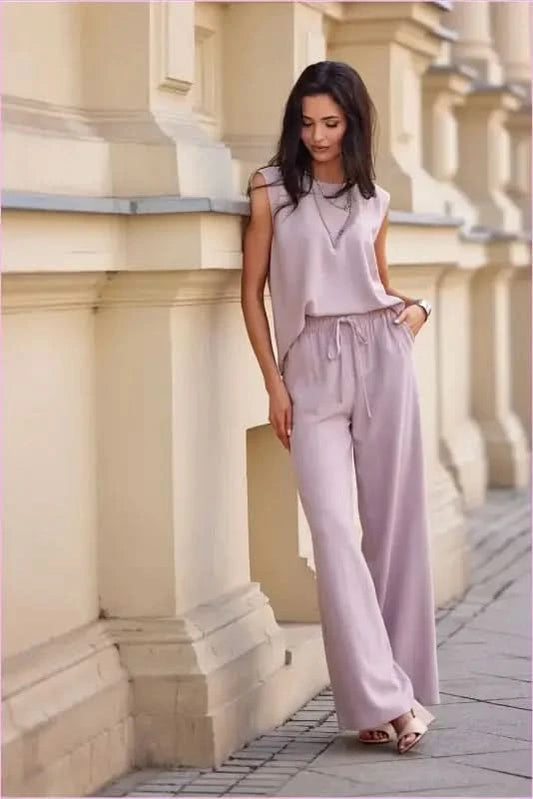 Long Leg Wide Leg Trousers Fashion Style Roco Fashion