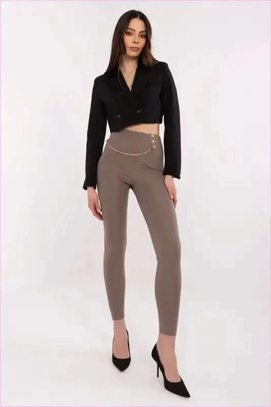 Long Leggings Fashion Style for Women Factory Price brown s