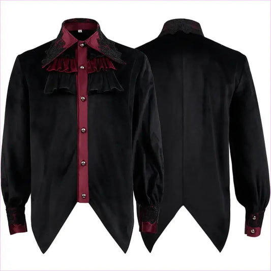 Mens Steampunk Tail Shirt Midcentury Style