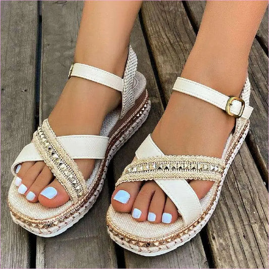 Women’s Open Toe Platform Sandals Comfortable & Stylish