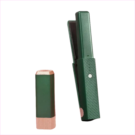 Mini USB Wireless Hair Straighteners Portable Tool Green