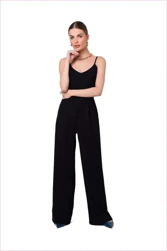 Sleek one Piece Suit Unique Style Fashion Stylove black s