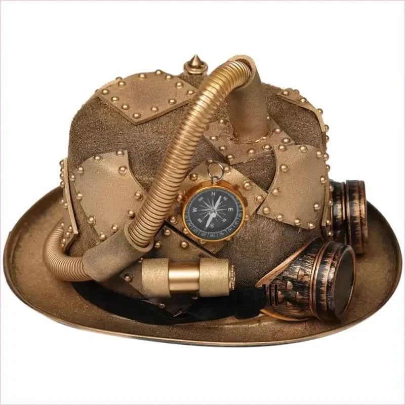 Steampunk Compass Hat Gothic Statement Accessory Themed Events - Pleasures and Sins