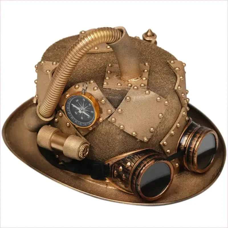 Steampunk Compass Hat Gothic Statement Accessory Themed Events - Pleasures and Sins