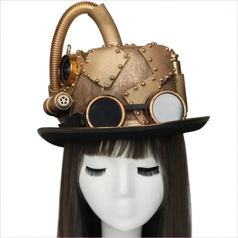 Steampunk Compass Hat Gothic Statement Accessory Themed Events - Pleasures and Sins