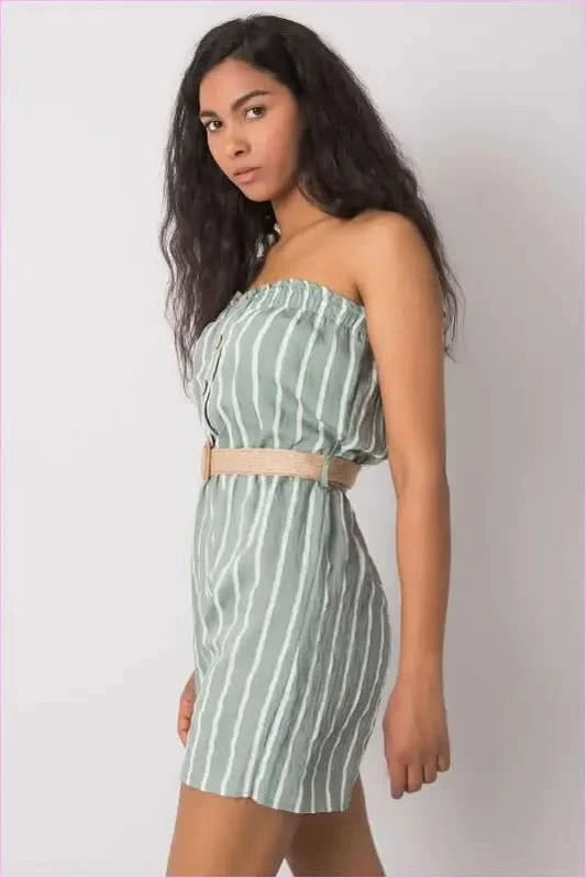 Striped Jumpsuit Casual Style Fashion Rue Paris