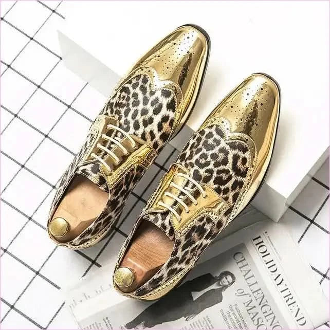 Stylish Silver Patent Leopard Print Shoes for a Bold Look - Pleasures and Sins