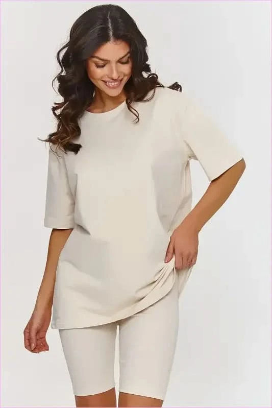 Summer Style Two Piece Set Makadamia beige one-size-fits-all