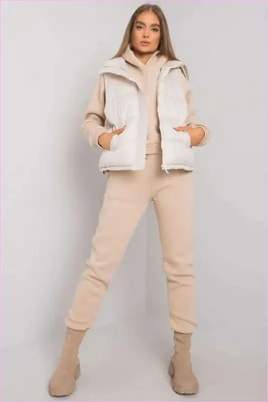 Sweatshirt Vest and Pants Set Unique Style Fashion - Pleasures and Sins