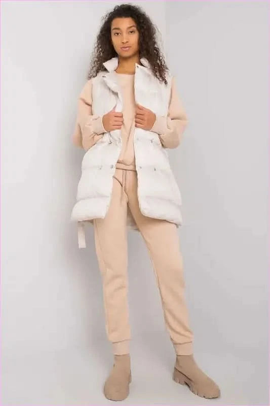 Unique Fashion Vest Sweatshirt and Pants Set - Pleasures and Sins