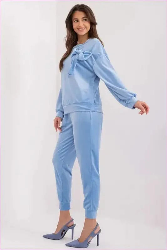 Velour Set Casual Style and Fashion Italy Moda