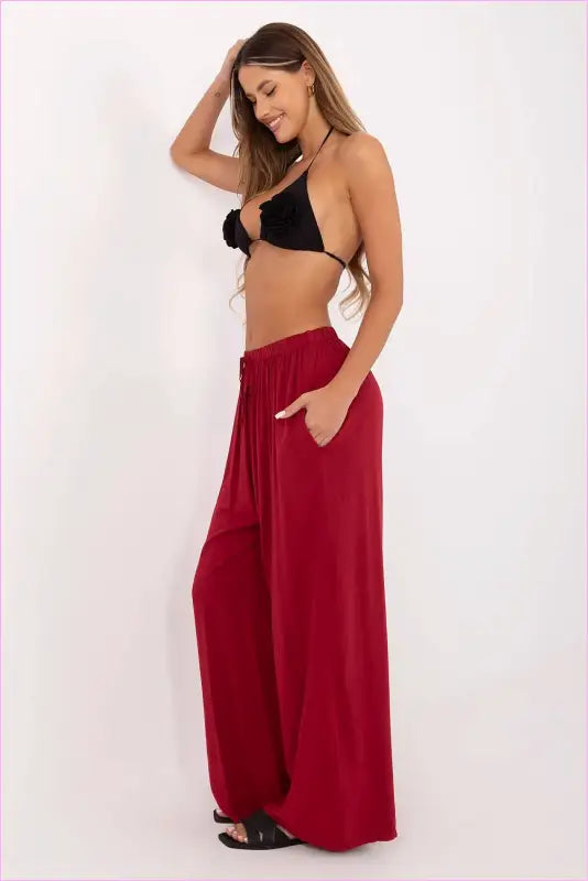  Women trousers model 214045 Italy Moda 