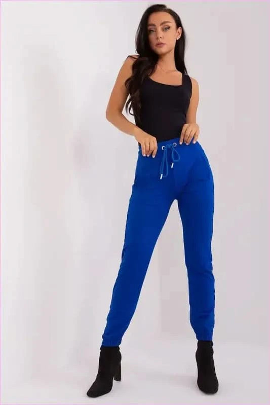 Womens Cotton Comfort Sweatpants Stylish Fashion Relevance blue s