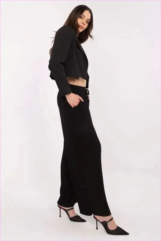 Womens Viscose Blend Fashion Trousers Sublevel
